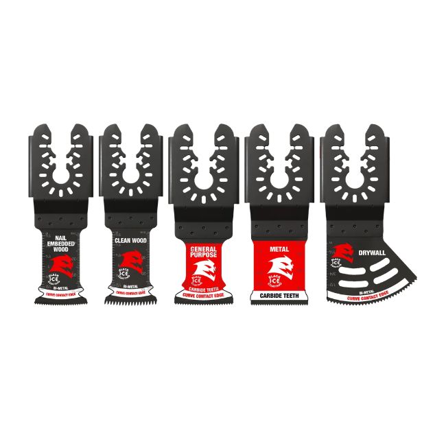 5 pc Universal Fit General Purpose Oscillating Blade Set
